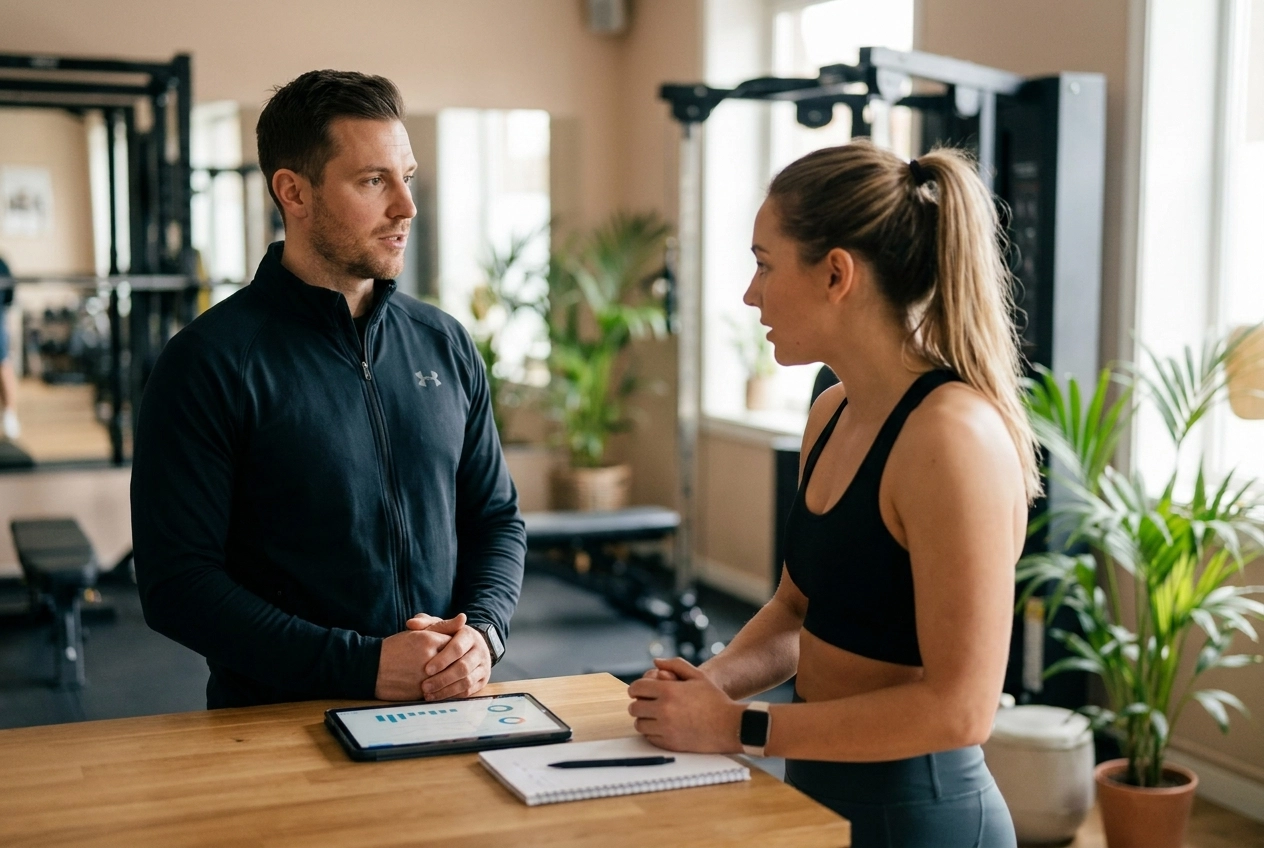 Professional header image for list-based article: What a Personal Trainer Actually Does (And Why Most Peopl...