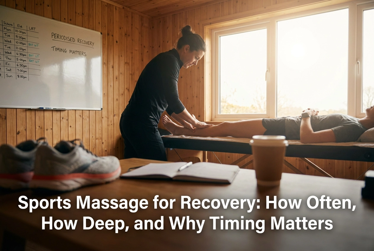 Professional header image for industry analysis: Sports Massage for Recovery: How Often, How Deep, and Why...